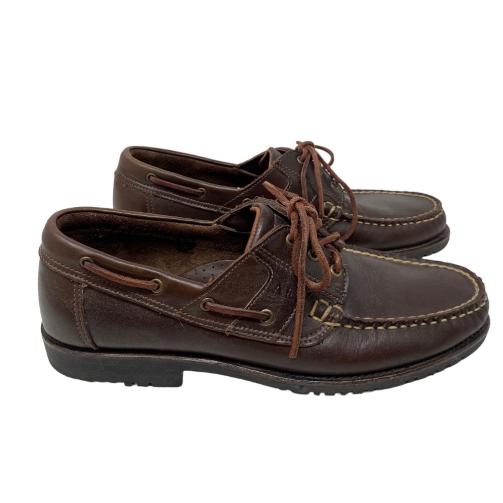 Allen Edmonds Key Largo brown moc loafers